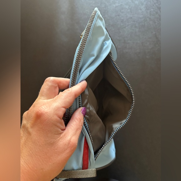 Prada Light Blue Crossbody with Beige Strap - Picture 6 of 7